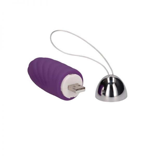 Huevo Vibrador Ethan Control Remoto Recargable Purpura de la tienda erótica web www.tiendaeroticaweb.es