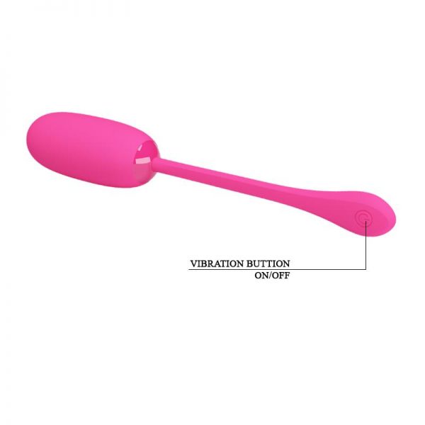 Huevo Vibrador Julius USB Silicona Rosa de la tienda erótica web www.tiendaeroticaweb.es