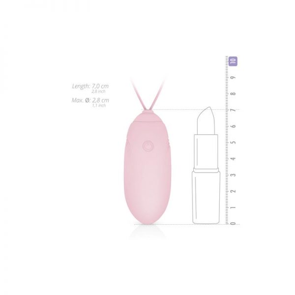 Huevo Vibrador Control Remoto USB Rosa en www.tiendaeroticaweb.es