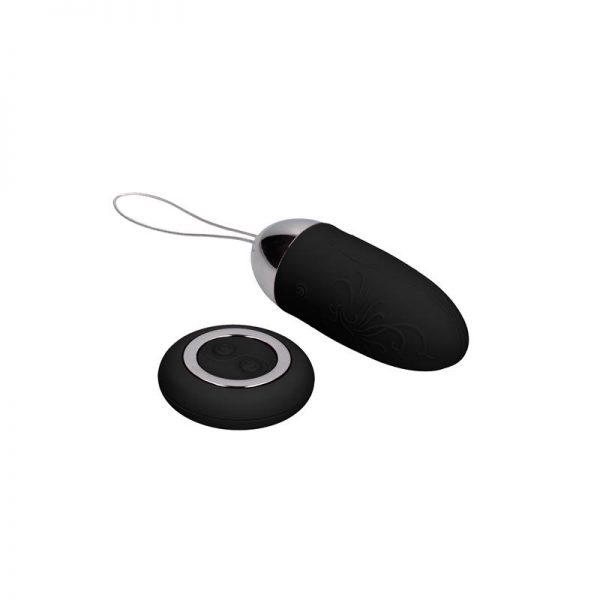 Huevo Vibrador Luca Control Remoto Recargable Negro fabricado por SIMPLICITY