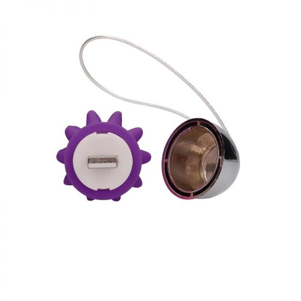 Huevo Vibrador Mason Control Remoto Recargable Purpura diseñado por la marca SIMPLICITY