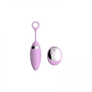 Huevo Vibrador Mona Rosa Silcona 15.4 x 3.5 cm diseñado por la marca OHH TOYS DELUXE