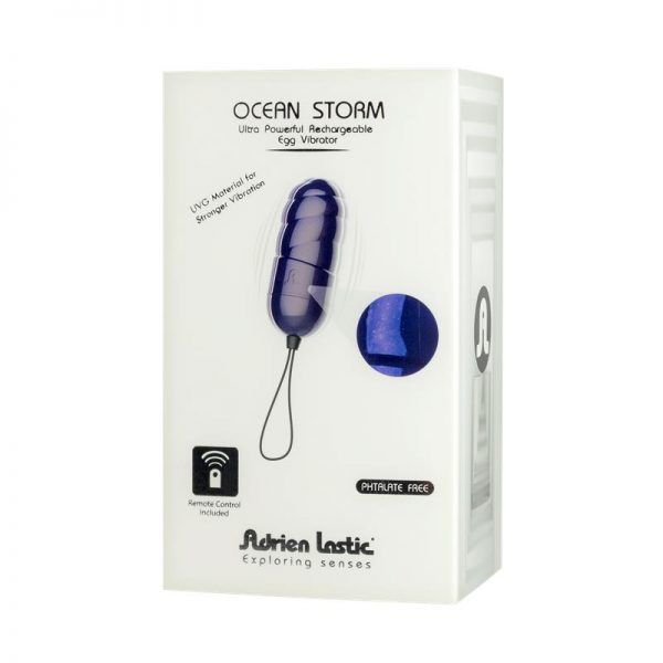 Huevo Vibrador Ocean Storm + Control LRS fabricado por ADRIEN LASTIC