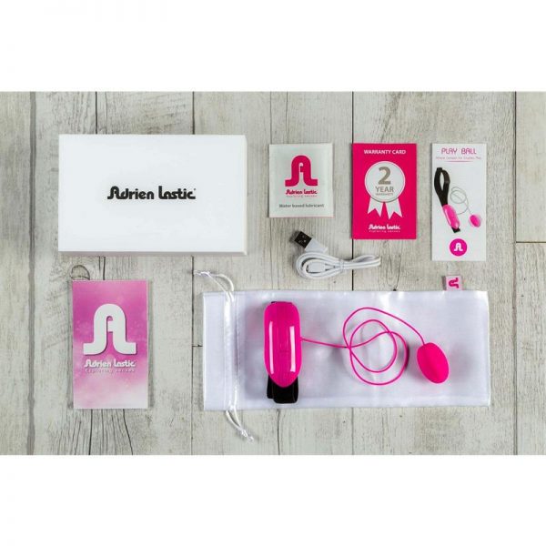 Huevo Vibrador Play Ball Silicona 3.9 x 3.5 cm marca ADRIEN LASTIC