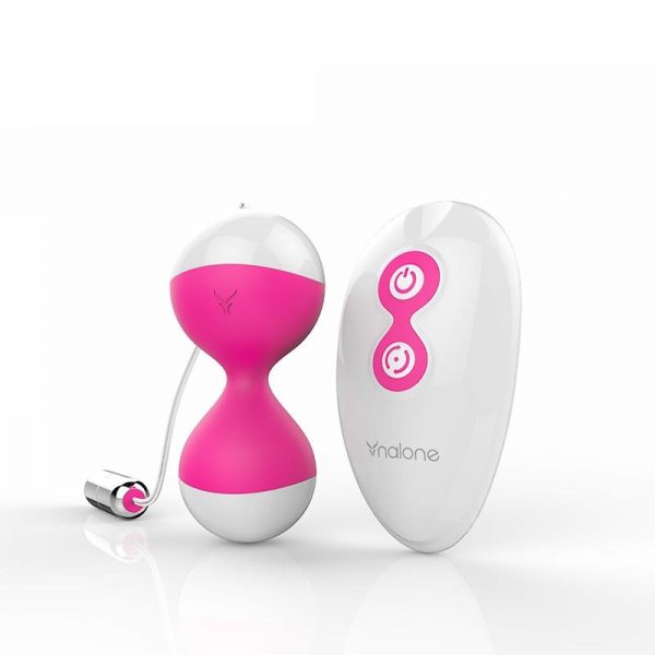Huevo Vibrador y Bolas Kegel Miu Miu Fuchsia marca NALONE