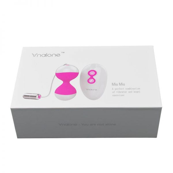 Huevo Vibrador y Bolas Kegel Miu Miu Fuchsia barato