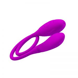 Huevos Vibradores Snaky Vibe Color Púrpura diseñado por la marca PRETTYLOVE