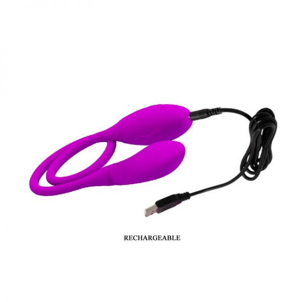 Huevos Vibradores Snaky Vibe Color Púrpura de la marca PRETTYLOVE