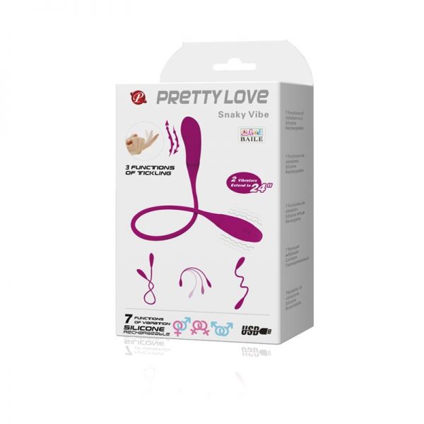 Huevos Vibradores Snaky Vibe Color Púrpura fabricante PRETTYLOVE