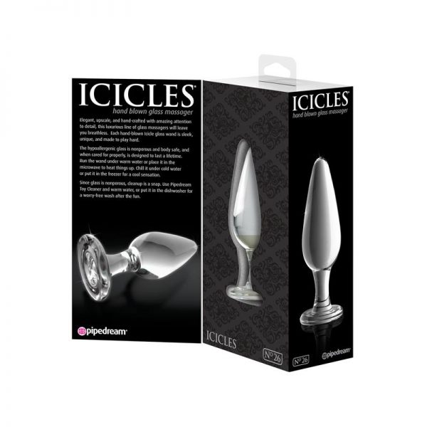 Icicles Plug Anal No. 26 en www.tiendaeroticaweb.es