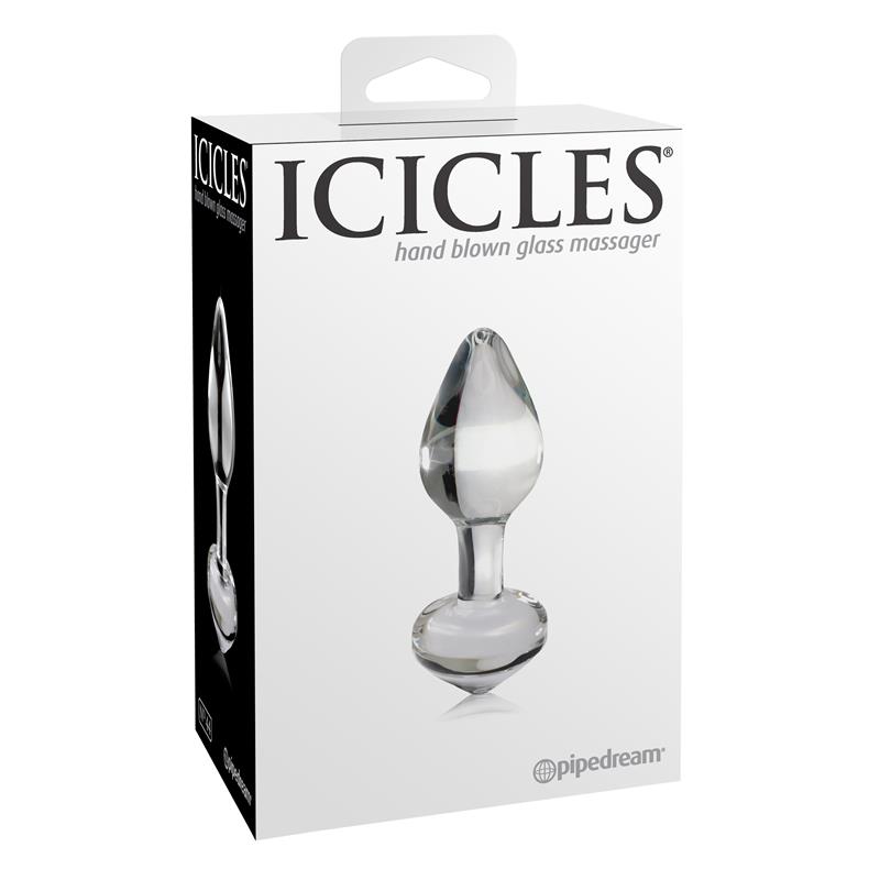 Icicles Plug Anal No. 44 Transparente de calidad