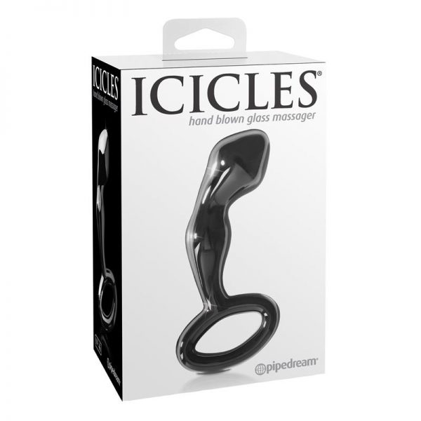 Icicles Plug Anal No. 46 Color Negro de calidad