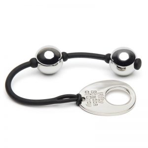 Inner Goddess Mini Bolas Kegel Plata 85g diseñado por la marca FIFTY SHADES OF GREY