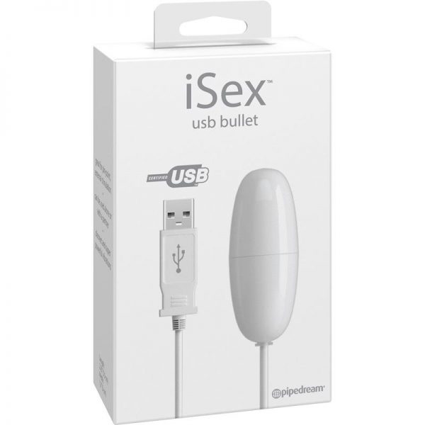 comprar iSex USB Bala Vibradora Blanco