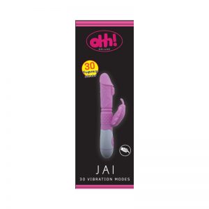 Jai-Vibrator-Pink-Silicone + Abs diseñado por la marca OHH TOYS DELUXE