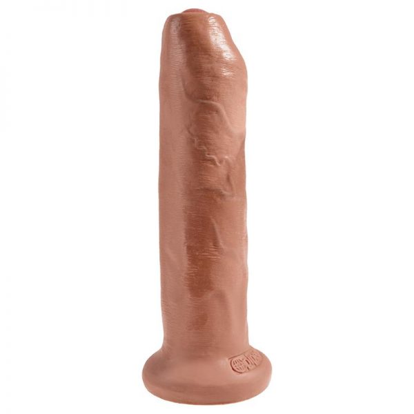 King Cock Dildo Realista con Glande Retráctil Bronceado 7 fabricante KING COCK