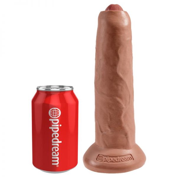 King Cock Dildo Realista con Glande Retractil Bronceado 9 en www.tiendaeroticaweb.es