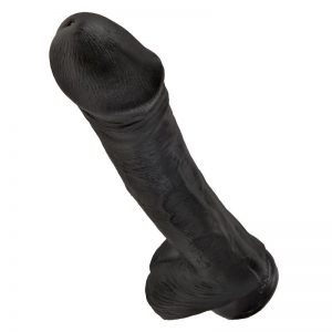 King Cock Pene con Testículos de 13 - Color Negro barato