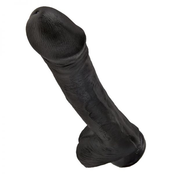 King Cock Pene con Testículos de 13 - Color Negro barato