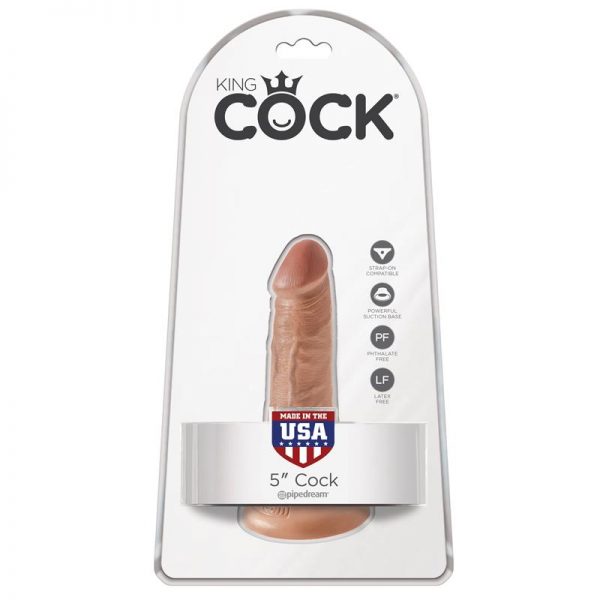 King Cock Pene de 5 - Bronceado fabricante KING COCK