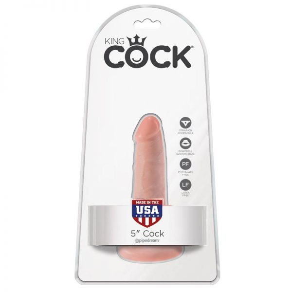 King Cock Pene de 5 - Color Natural marca KING COCK