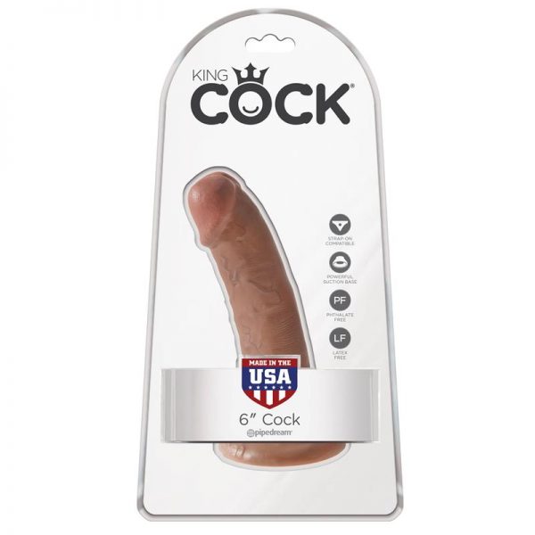 King Cock Pene de 6 - Bronceado fabricante KING COCK