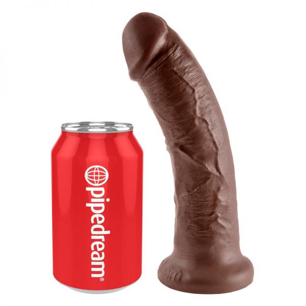 King Cock Pene de 8 - Color Marrón barato
