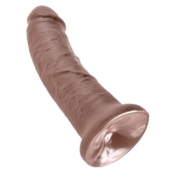 King Cock Pene de 8 - Color Marrón en www.tiendaeroticaweb.es