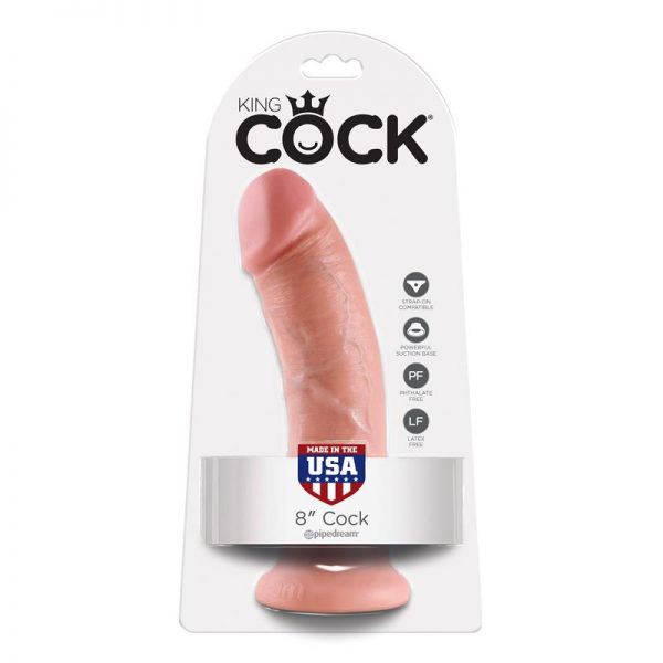 King Cock Pene de 8 - Color Natural fabricante KING COCK