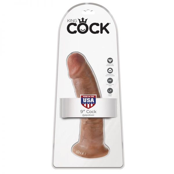 King Cock Pene de 9 - Bronceado fabricante KING COCK