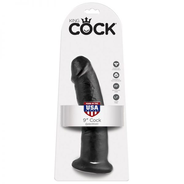King Cock Pene de 9 - Color Negro fabricante KING COCK