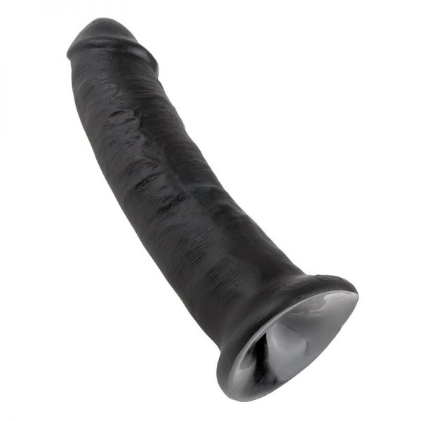 King Cock Pene de 9 - Color Negro en www.tiendaeroticaweb.es