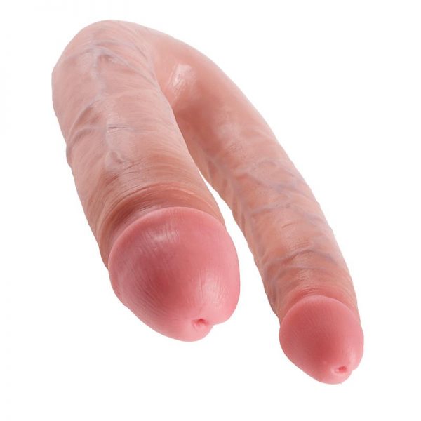 King Cock Pene Doble Penetración Grande - Color Natural de calidad