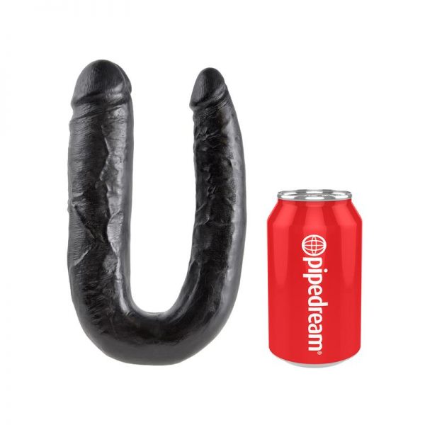 King Cock Pene Doble Penetración Grande - Color Negro en www.tiendaeroticaweb.es