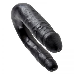 King Cock Pene Doble Penetración Pequeño 5 - Color Negro marca KING COCK