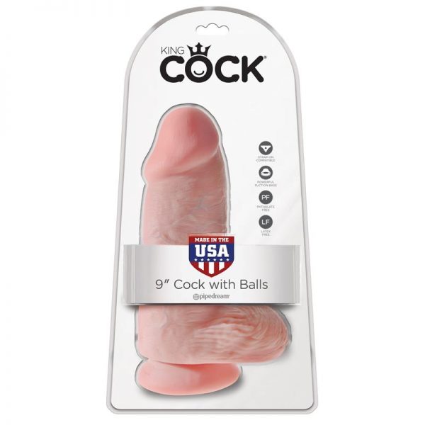 King Cock Pene Rechoncho 9 - Color Natural de calidad