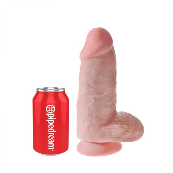 King Cock Pene Rechoncho 9 - Color Natural marca KING COCK