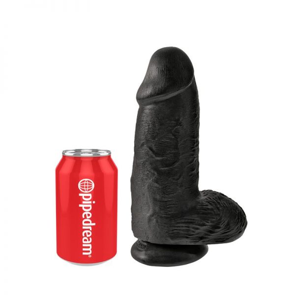King Cock Pene Rechoncho 9 - Color Negro marca KING COCK