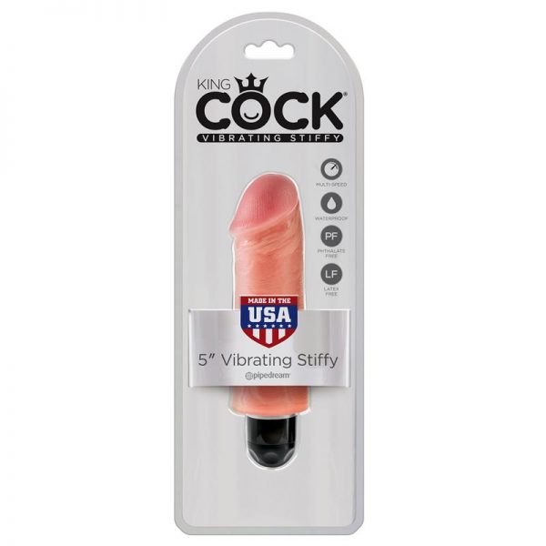 King Cock Vibrador Stiffy 5 - Color Natural fabricante KING COCK