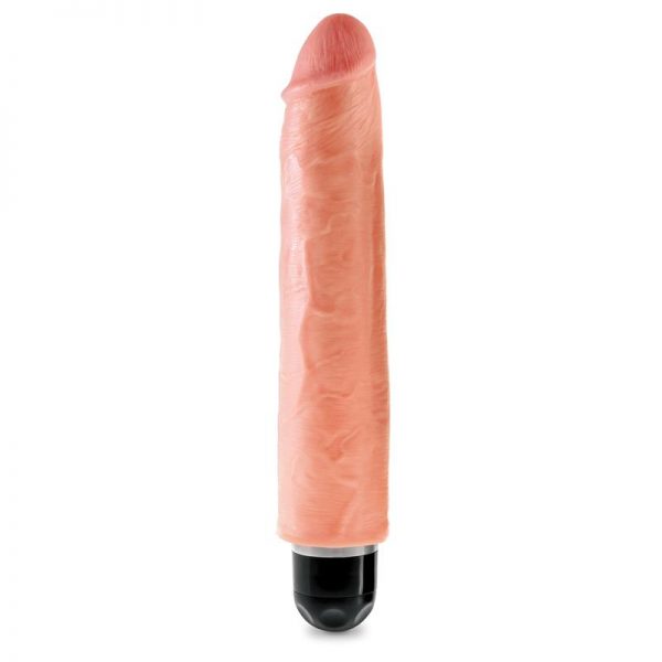 King Cock Vibrador Stiffy de 10 - Color Natural marca KING COCK
