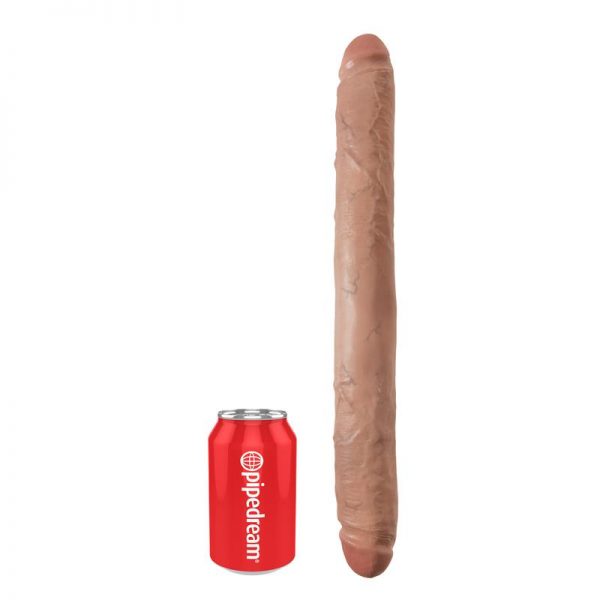King Cock Thick Doble Penetración 16- Bronceado barato