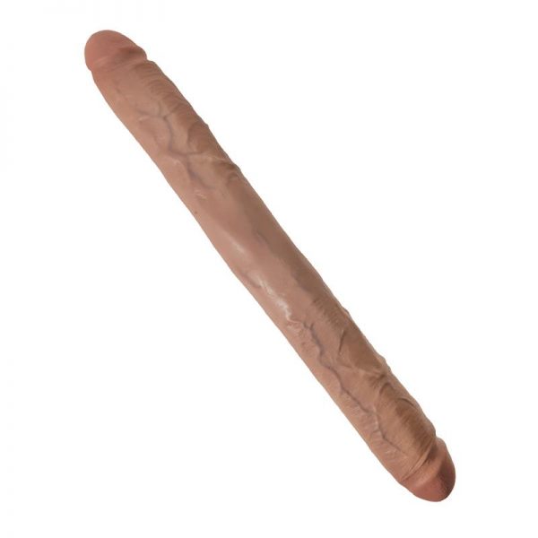 King Cock Thick Doble Penetración 16- Bronceado de calidad