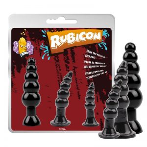 Kit 3 Plug Anal Late Night Pleasure Kit de la marca CHISA