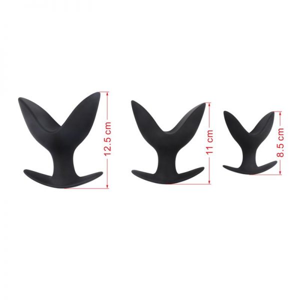 Kit 3 Plug Gaping Anchor Silicona Negro diseñado por la marca CHISA