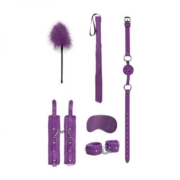 Kit 6 Piezas Bondage para Principiantes Purpura de la marca OUCH!