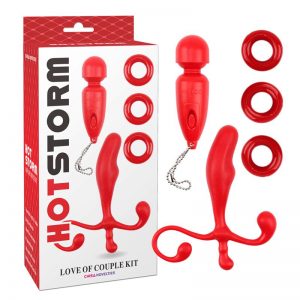 Kit Anal Wave Probe Rojo diseñado por la marca CHISA