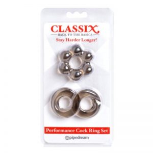 Kit Anillos para el Pene Negro de la marca CLASSIX