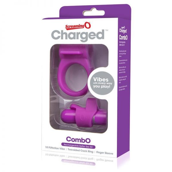 Kit Bala Vibradora Charged Purple Color Purpura fabricado por SCREAMINGO