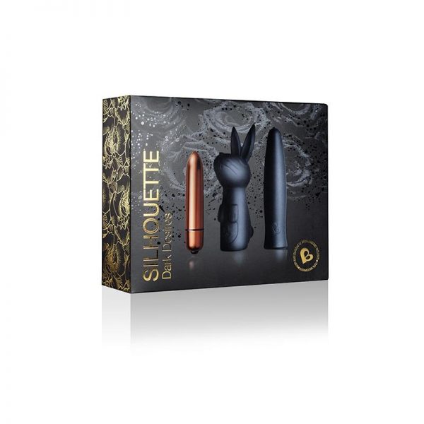Kit Bala Vibradora y Funda Silhouette Dark Desires de calidad