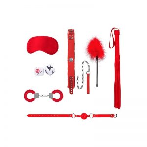 Kit de Bondage para Principiantes N6 Rojo de la marca OUCH!